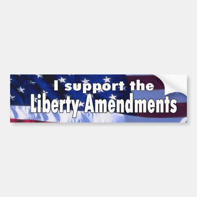 Liberty Amendments bumper sticker (Front)