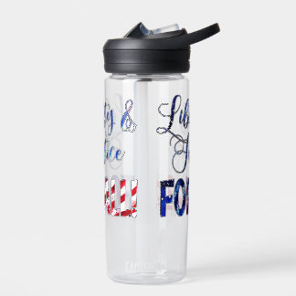 Liberty And Justice For All Water Bottle