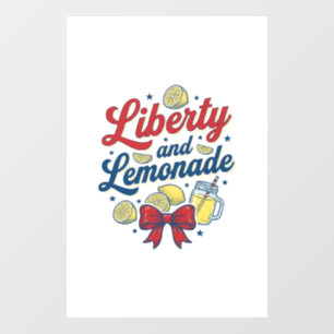 Liberty and Lemonade Patriotic Lemon Vector Shirt_