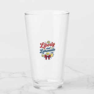 Liberty and Lemonade Patriotic Lemon Vector Shirt_ Glass