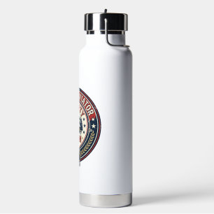 Liberty Aviator Patriotic Patriotic Aviation Vinta Water Bottle