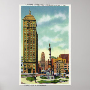Liberty Bank Bldg, City Hall Poster
