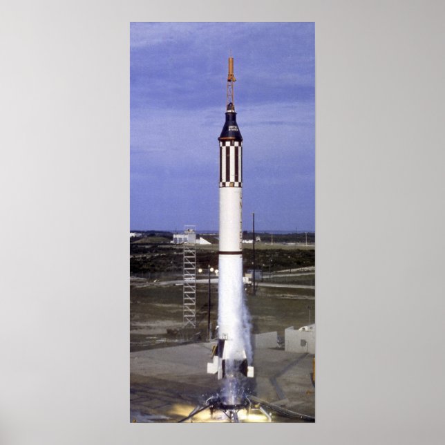 Liberty Bell 7 (Mercury Redstone 4) Launch Poster (Front)