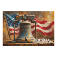 Liberty Bell Art for 4th of July Celebration