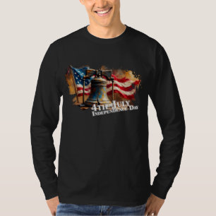 Liberty Bell Art for 4th of July Celebration T-Shirt