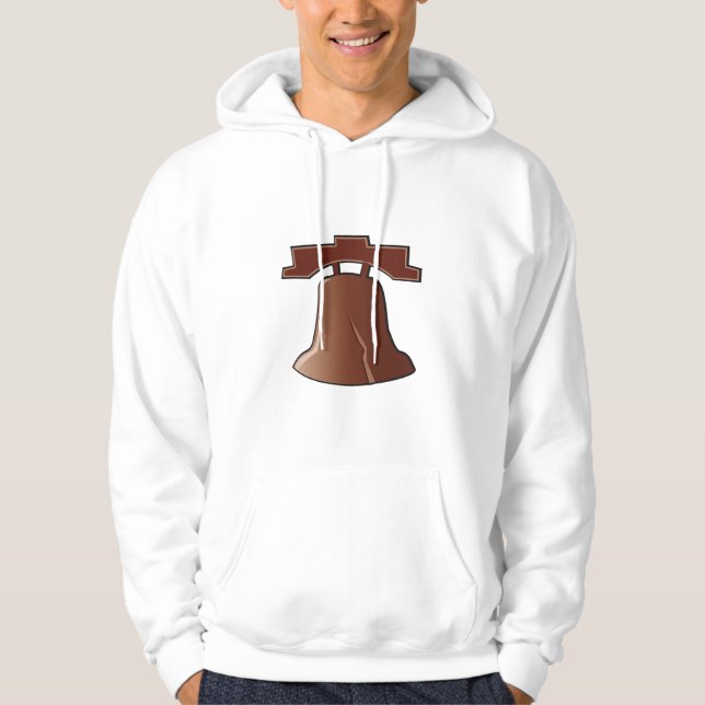 Liberty Bell Mens Hoodie (Front)