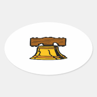 Liberty Bell Oval Sticker