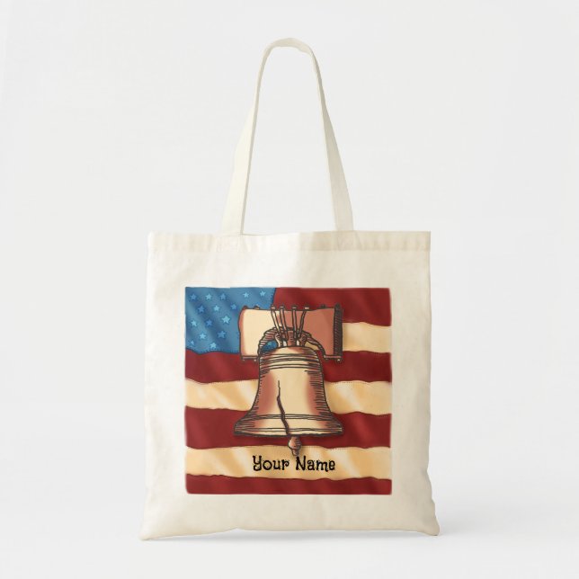 Liberty Bell tote bag (Front)