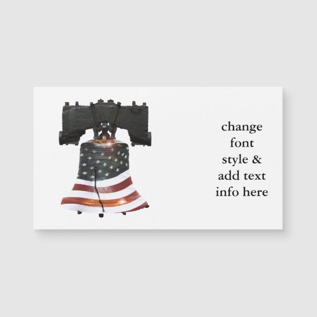 Liberty Bell with American Flag (Front)