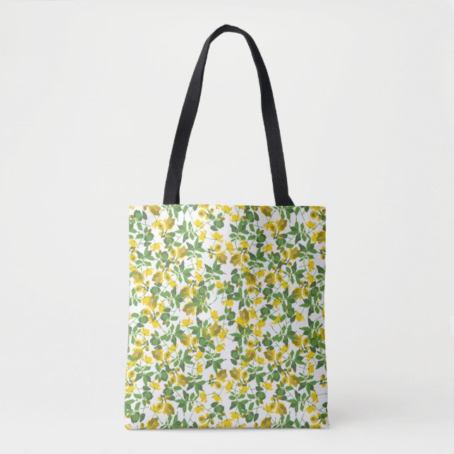 Liberty big yellow white background 2 tote bag (Front)