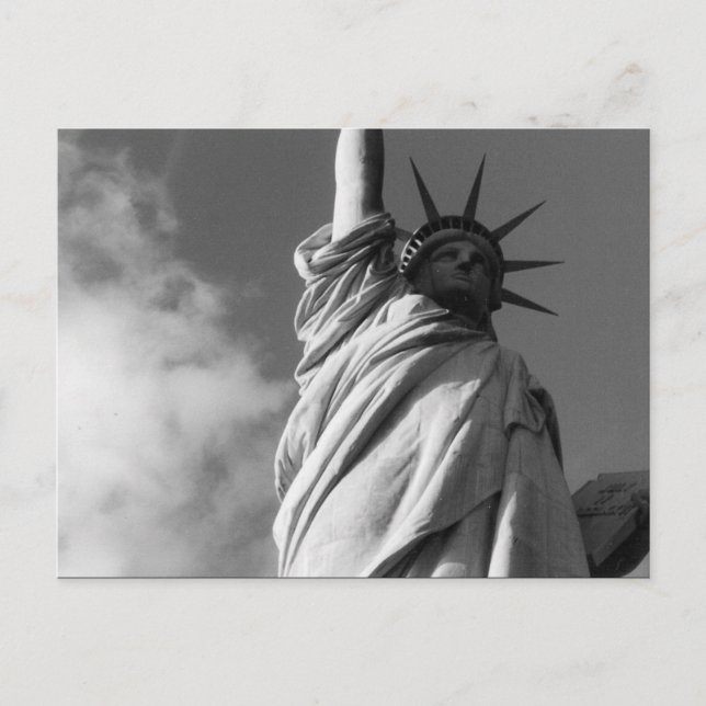 liberty black & white postcard (Front)