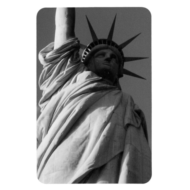 liberty black & white statue magnet (Vertical)