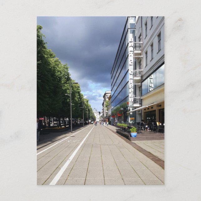 Liberty boulevard in Kaunas | Postcard (Front)