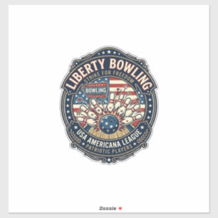 Liberty Bowling Patriotic Patriotic Bowling Vintag