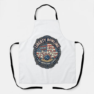 Liberty Bowling Patriotic Patriotic Bowling Vintag Apron