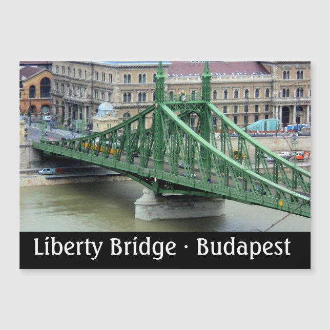 Liberty Bridge  Budapest   magnetic card (Front)