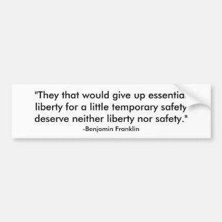 liberty bumper sticker