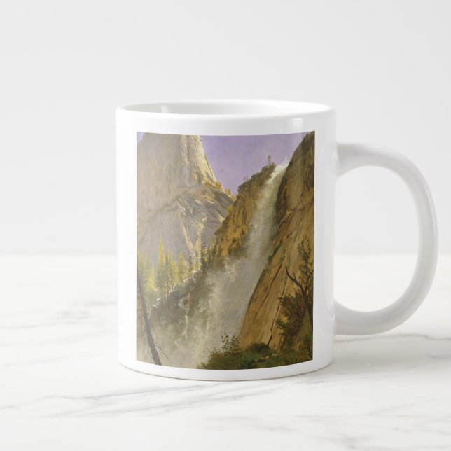 Liberty Cap, Yosemite Valley Large Coffee Mug (Right)