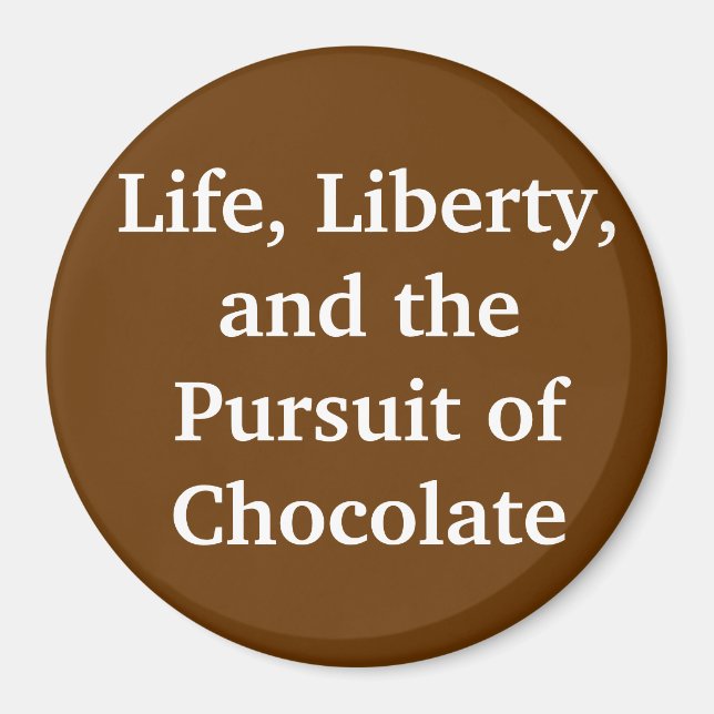 Liberty Chocolate Magnet (Front)