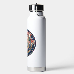 Liberty Classroom Patriotic Patriotic Teacher Clas Water Bottle