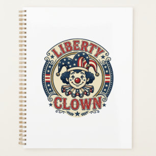 Liberty Clown Patriotic Patriotic Clowncore Cute V Planner
