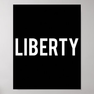 Liberty - Cool New Funny Name Fan Gift Tee Poster