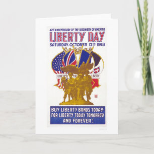 Liberty Day - Anniversary of America's Discovery Card