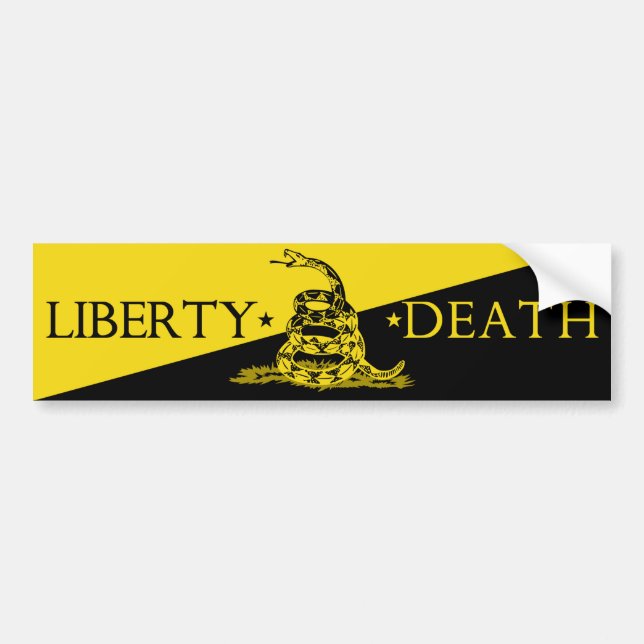 Liberty Death Bumper Sticker (Front)
