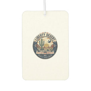 Liberty Desert Patriotic Patriotic Desert Cactus U Car Air Freshener