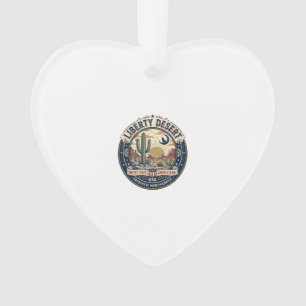 Liberty Desert Patriotic Patriotic Desert Cactus U Ornament