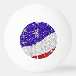 Liberty Dog Ping Pong Balls - Red White Blue Gifts