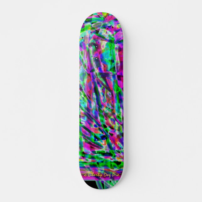 LIBERTY DOG PRO SHREDDER - SKATEBOARDS - NEON (Front)