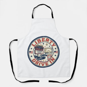 Liberty Drive In Patriotic Patriotic Drive In Thea Apron