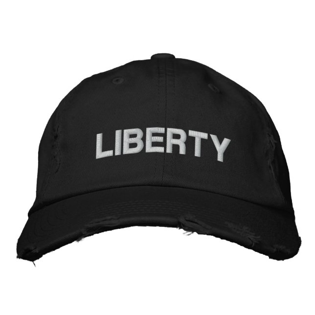 LIBERTY EMBROIDERED HAT (Front)