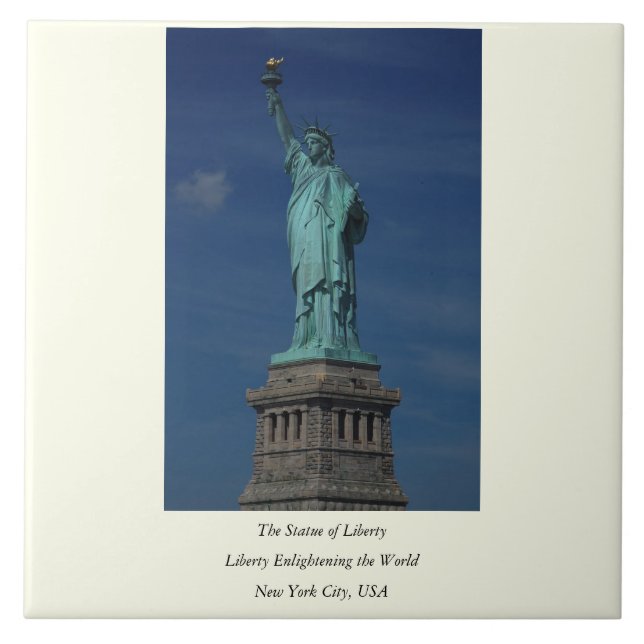 Liberty Enlightening the World - Statue of Liberty Tile (Front)