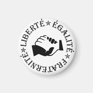 Liberty, equality, fraternity magnet
