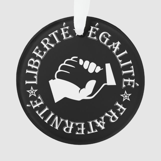 Liberty, equality, fraternity ornament (Front)