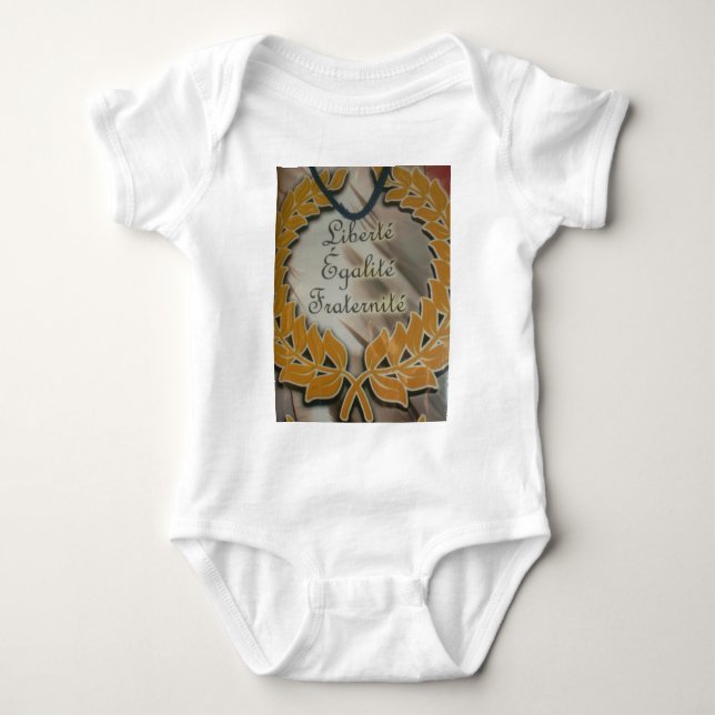 Liberty Equality Fraternity.png Baby Bodysuit (Front)