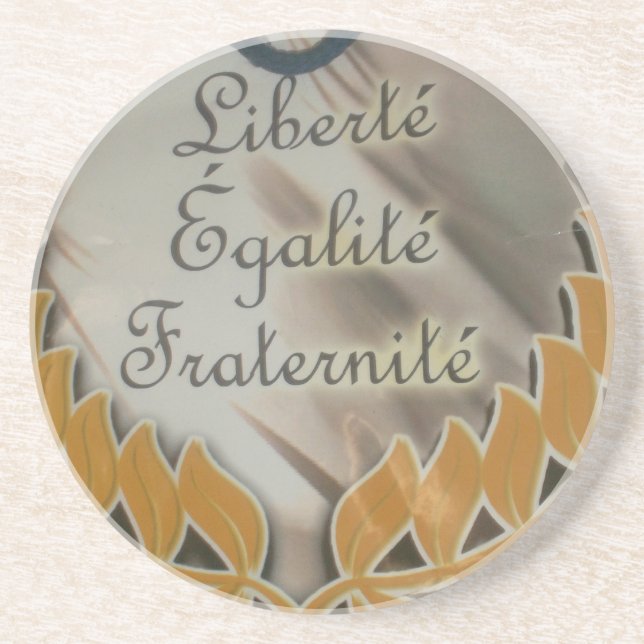 Liberty Equality Fraternity.png Coaster (Front)
