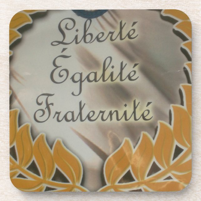 Liberty Equality Fraternity.png Coaster (Front)