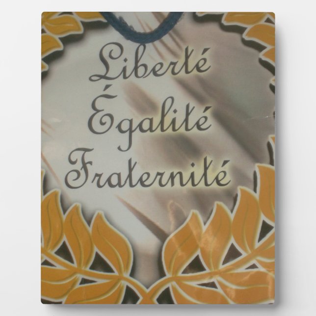 Liberty Equality Fraternity.png Plaque (Front)
