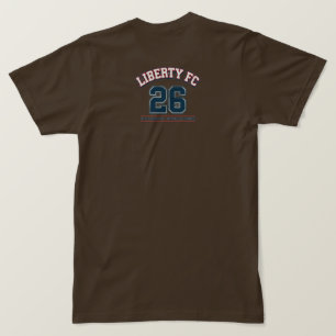 Liberty FC Navy Star Tee Premium USA Football