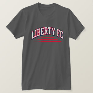 Liberty FC Navy Star Tee Premium USA Football