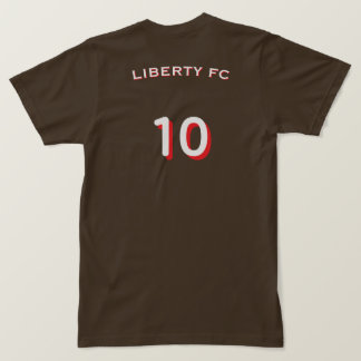 Liberty FC Navy Star Tee  Premium USA Football 