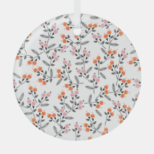 Liberty Florals: Hand-Stitched Embroidery Glass Tree Decoration