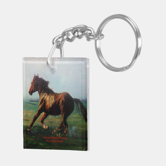 Liberty/Freedom Key Ring (Back Right)