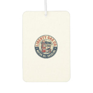 Liberty Gas Co Patriotic Patriotic Gas Station Mot Car Air Freshener