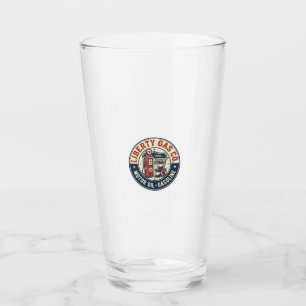 Liberty Gas Co Patriotic Patriotic Gas Station Mot Glass