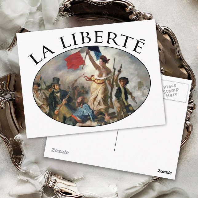 Liberty Guiding the People Postcard (Creator Uploaded)