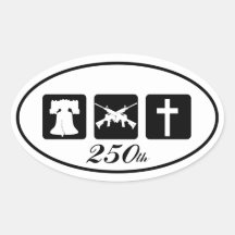 Liberty Guns Religion 250 White Oval